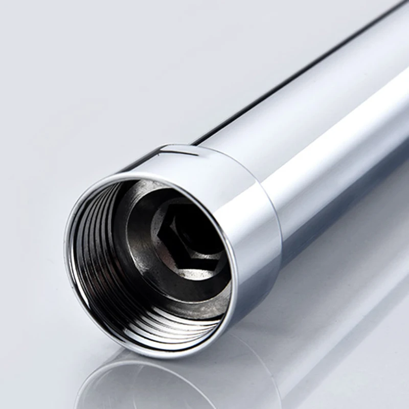 Shower Extension 30CM Stainless Steel Round Chrome Bathroom Shower Rod Extension