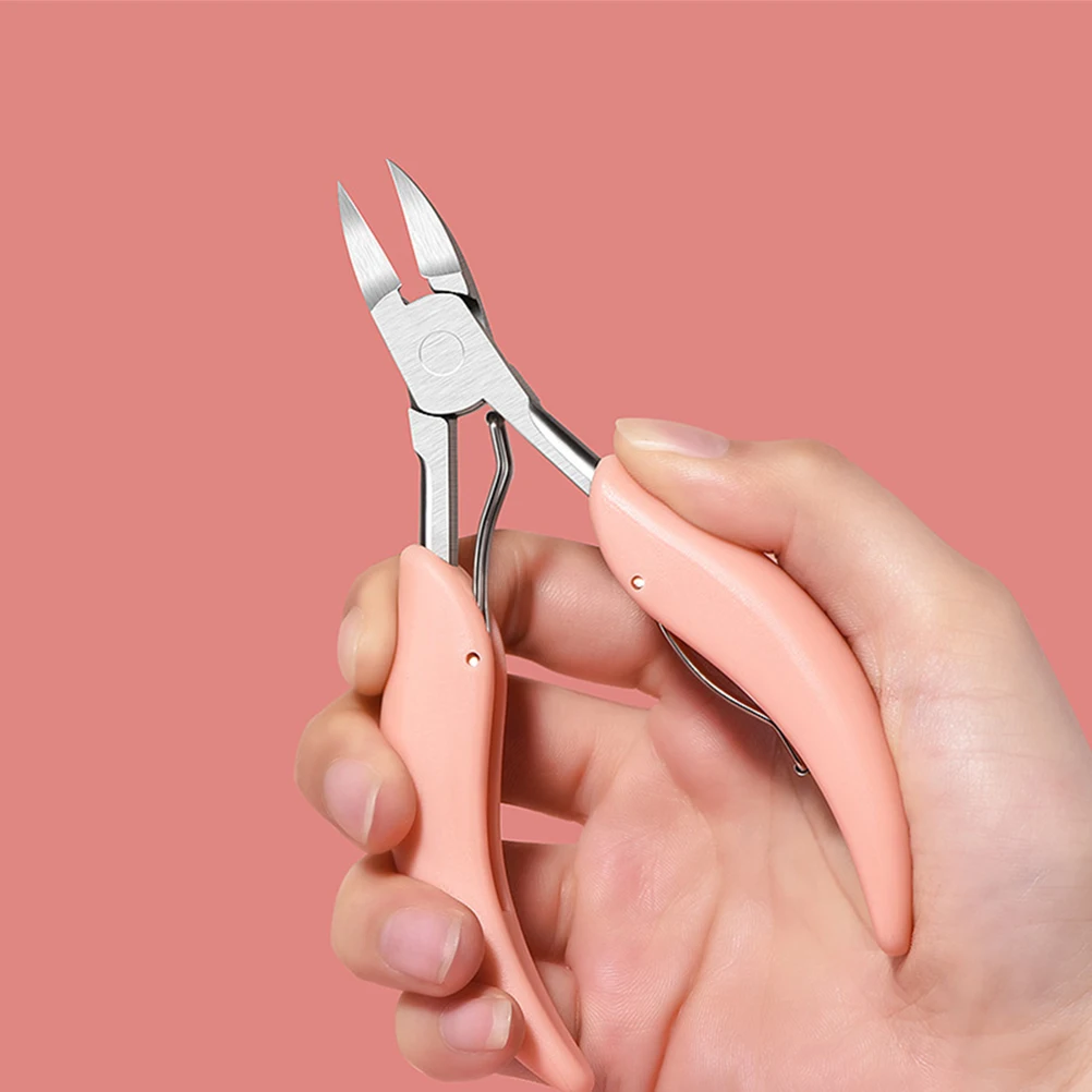 

Cuticle Trimmer Ingrown Cutter Pedicure Tool Dead Skin Remover Home Manicure Scissors Nail Clippers Ergonomic Frosted