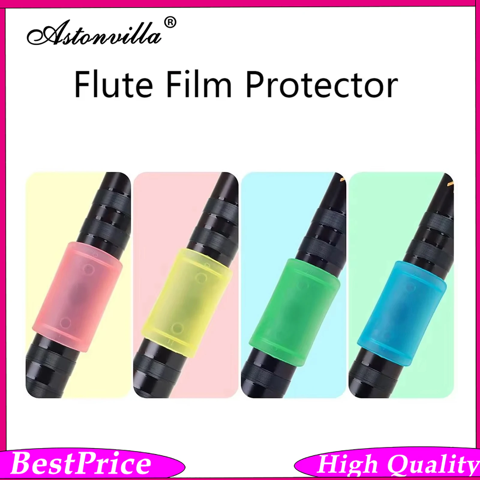 Flute Sound Hole Film Protector Mouthpiece Cover Compatible Woodwind Maintenance Tools for Wind Instrument Performance