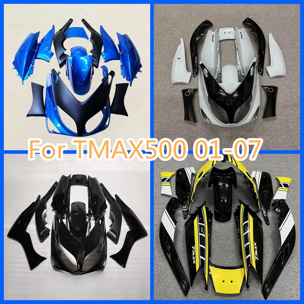 T-MAX500 2001 2002 2003 2004 2005 2006 2007 ABS Plastic New Style Fairing Kit for YAMAHA TMAX 500 01 02 03 04 05 06 07