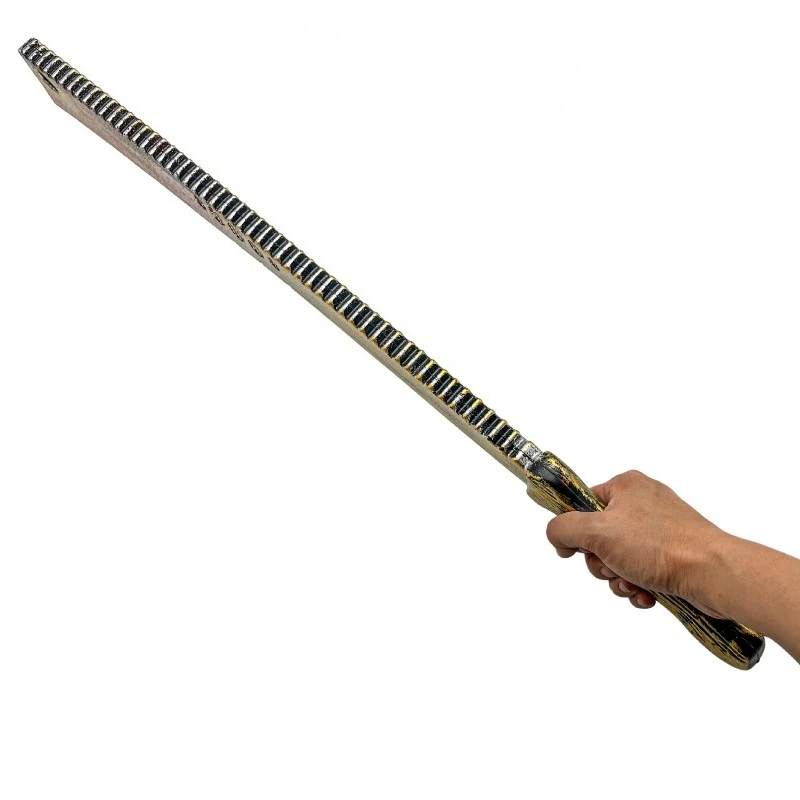 69 cm/27,17 in Halloween Machete Modell Requisiten Kunststoff Waffen Katana Ornamente Sammeln Cosplay Geschenk Party Supplies Outdoor Spielzeug