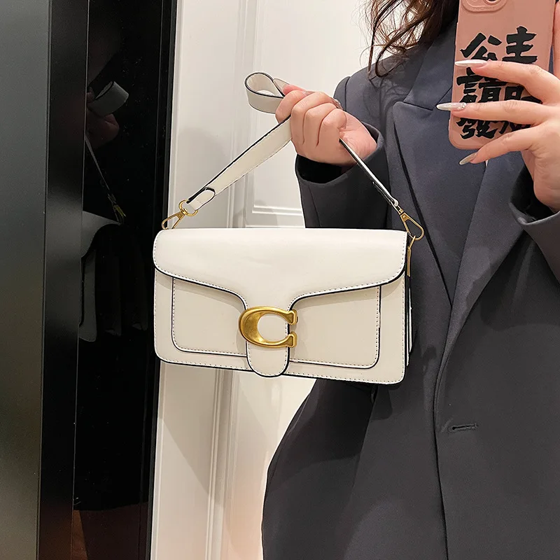

‌2025 Minimalist Bag - Premium Square Shoulder Purse for Women, Multi-Compartment Work Bag, Spacious & Versatile