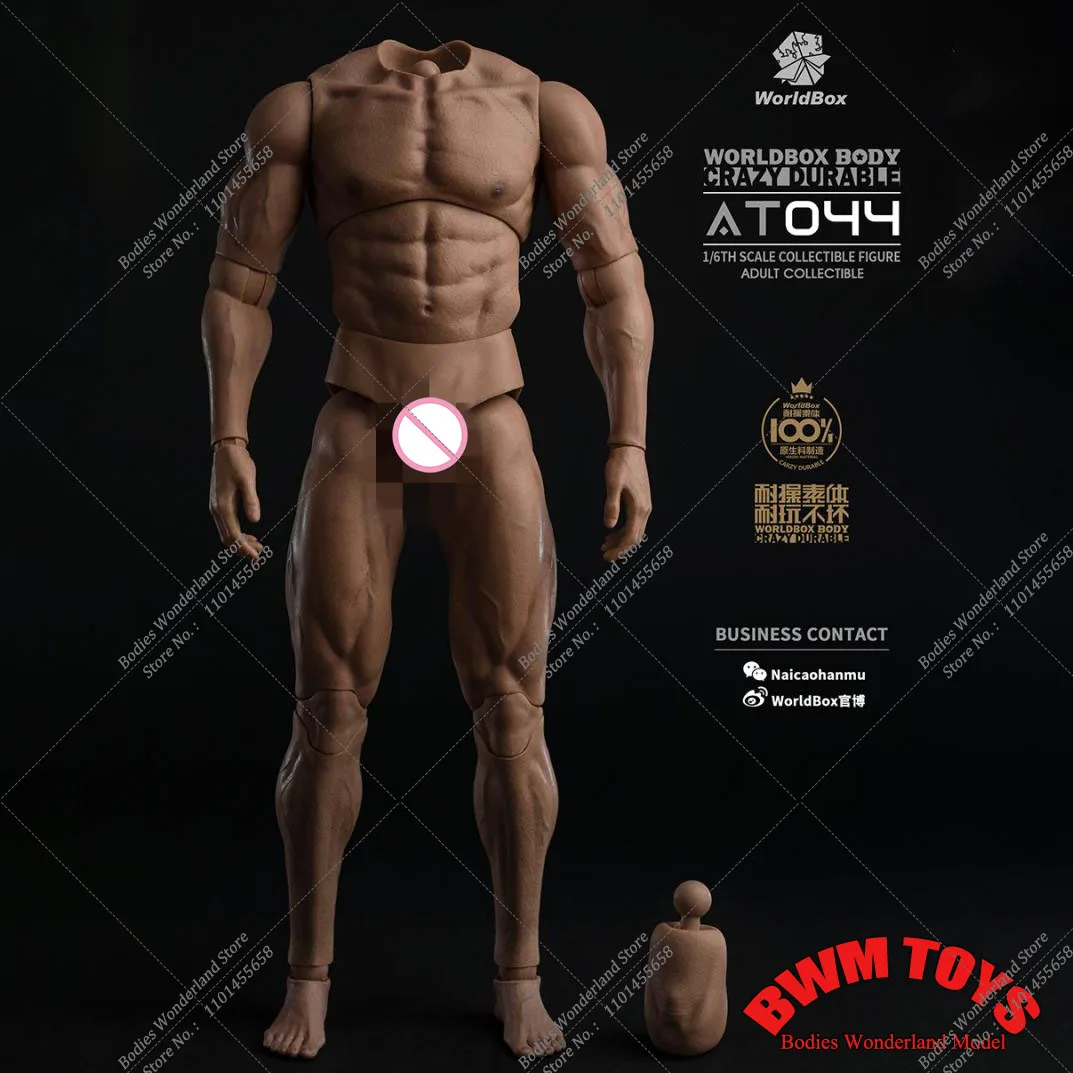 

Worldbox AT044 1/6 Scale 31cm Male Durable Articulated Joint Body for 12'' Male Soldier Super Strong Muscle Action Figure