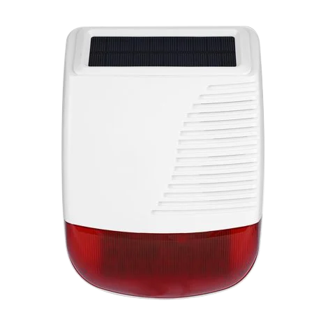 2022 New Arrival 433mhz Wireless Outdoor Solar Siren with 433mhz Working Tuya Alarm System