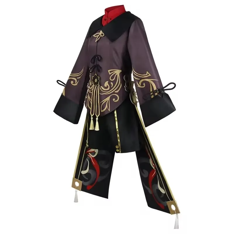 Genshin Impact humao Cosplay Costume scarpe parrucca uniforme stile cinese costumi di Halloween per le donne gioco Hu Tao