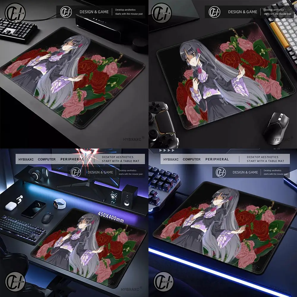 Mouse Pad Anime Oreimo My Little Sister Can't Be This Cute Gaming Mouse Mat Gokou Ruri Ergonomic Rubber Mousepad Cosplay Props