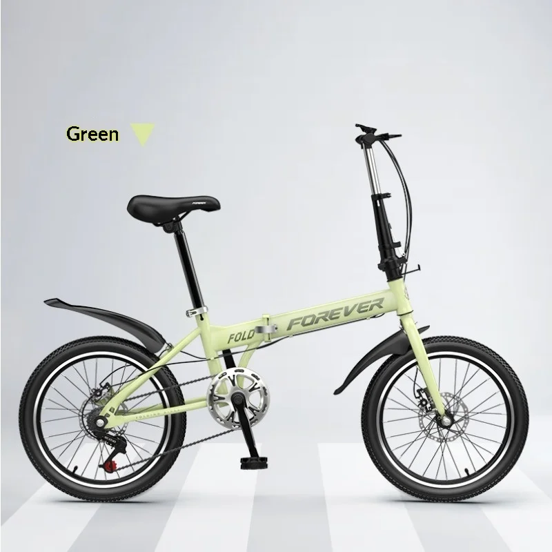 دراجة قابلة للطي، دراجة قابلة للطي، خفيفة الوزن، محمولة للسفر، عجلات 20 بوصة، إطار من الألومنيوم، سريعة الطي، سهلة الحمل