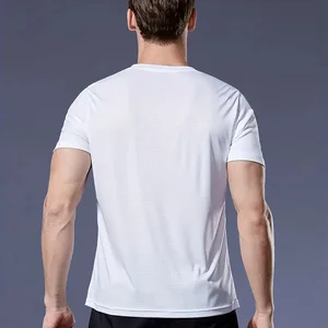 Tàu đổ mồ hôi trắng Ultraleve cho nam giới, khô nhanh, thoáng khí, nhẹ nhàng, cờ vua, tay áo ngắn, thể dục, phòng tập thể dục, chạy, 10 % 10 Cờ vua bán hàng chính T -shirts - №10