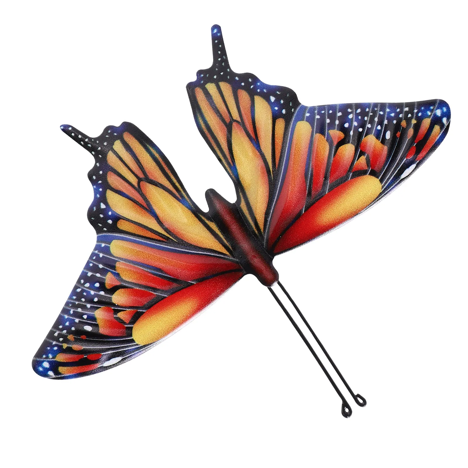 1Pcs Iron Art Butterflies Wall Decor Simulation Sculpture Metal Wall Hanging Pendant Indoor Outdoor Garden Decoration Sculpture