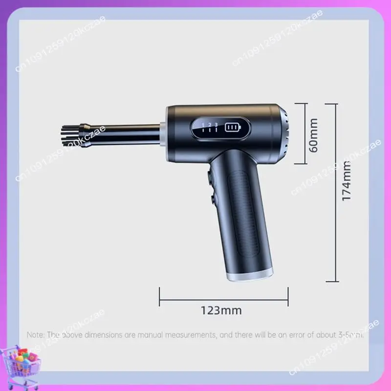 X11A – aspirateur à main sans fil, 50000 tr/min, 3 vitesses, pour voiture, maison, ordinateur, soufflant la poussière, Durable