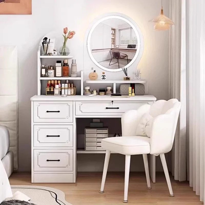 Storage Mobile Dressing Table Storage Organizer White Handles Dressing Table Hotel High End Coiffeuse De Chambre Furniture