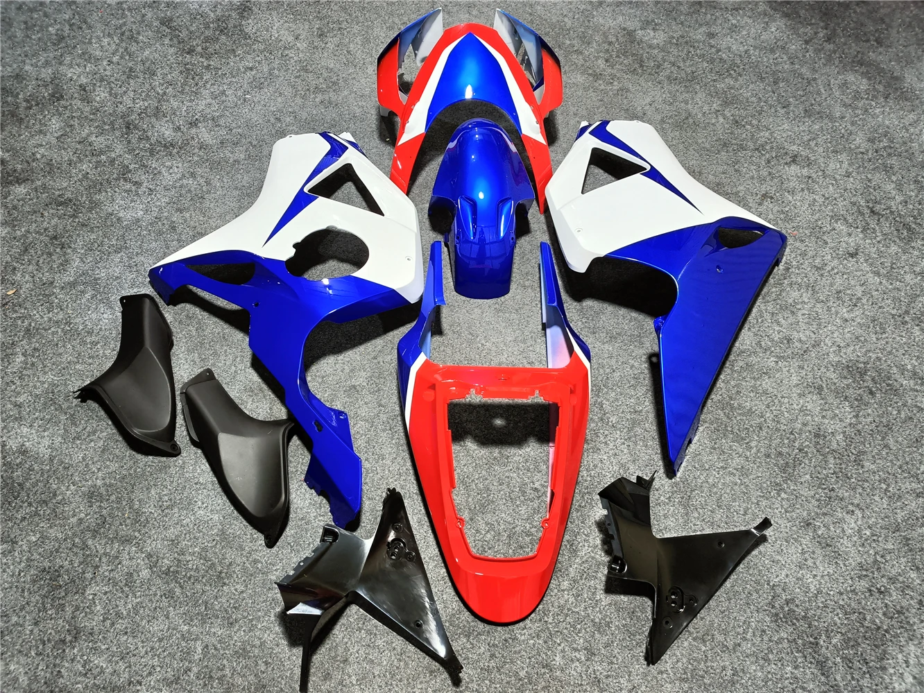 CBR 954RR 2002 Fairing Kits CBR 954 RR 02 Fairings CBR954RR 2002 - 2003 Body Kits White Blue