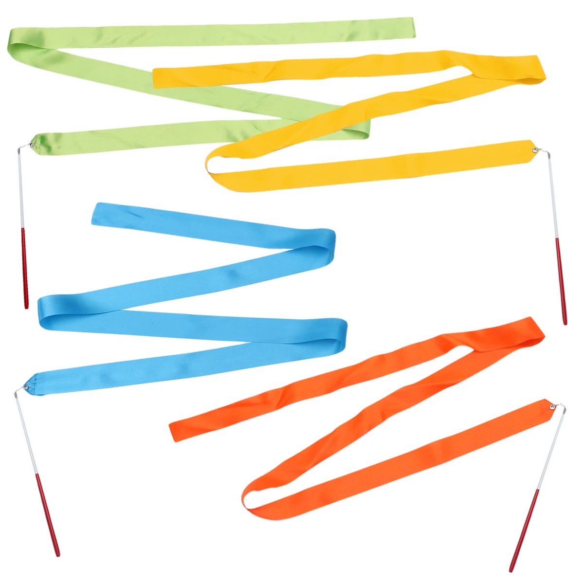 

8 Pcs Rhythmic Gymnastics Ribbons Dancing Silk Dance Streamer Streamers