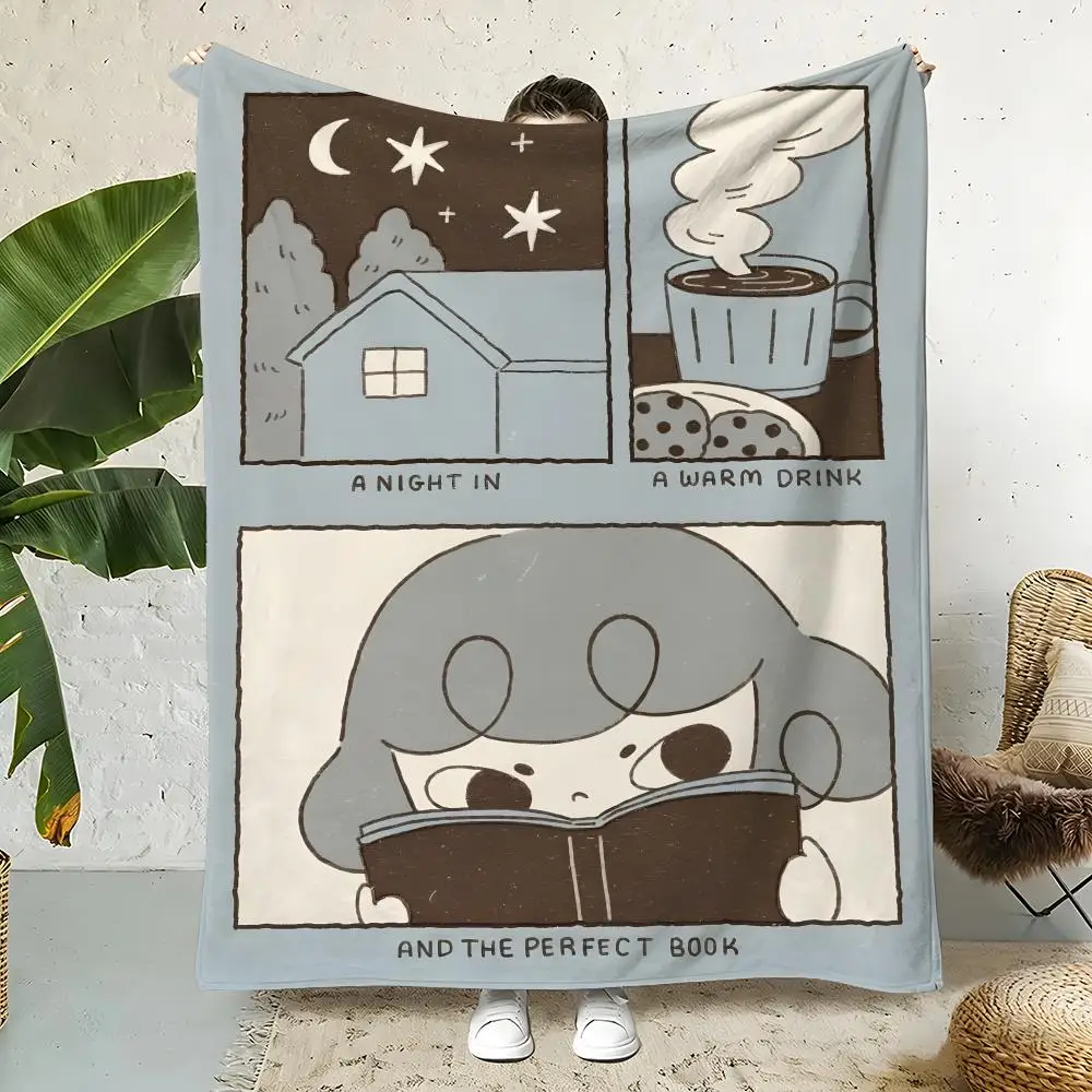 

Art L-Lovesoup Throw Flannel Throw Blanket,Bed Home Office Nap Blanket Travel,Camping,Picnic Blanket Soft Decor