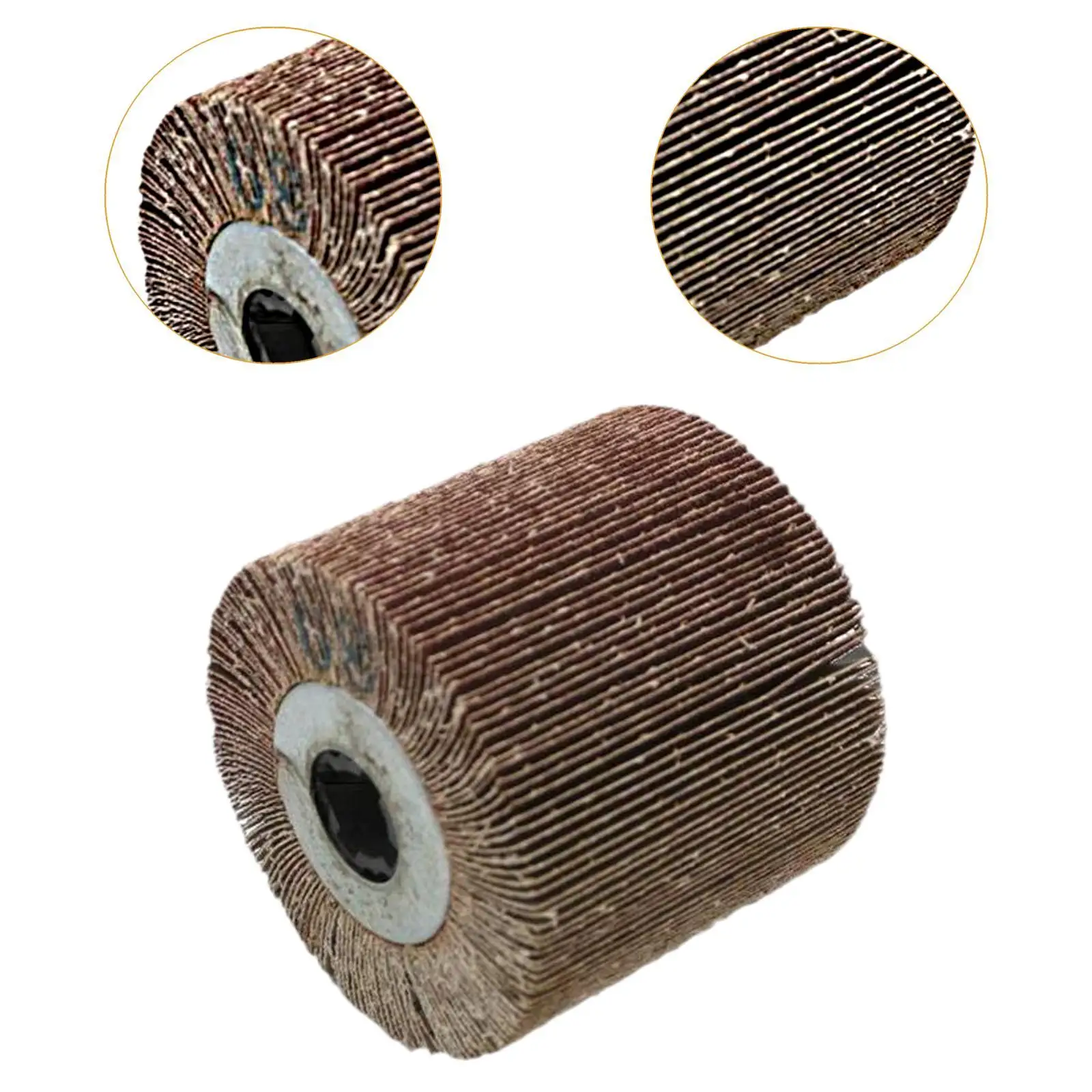 Wire Sand Drawing Polishing Burnishing Wheel Burnishing Polishing Wheel Drum for Surface Conditioning Wheel Sander Copper