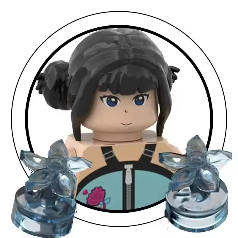 New KPOP Demon Hunters Mini Character Action Building Blocks Toy Periphery Desktop Decoration Children's Model Character Collect