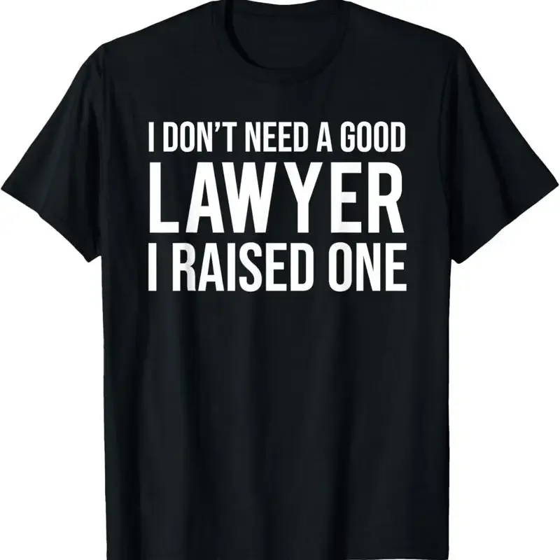 T-shirt pour parents avocats, père, mère, diplôme de faculté de droit