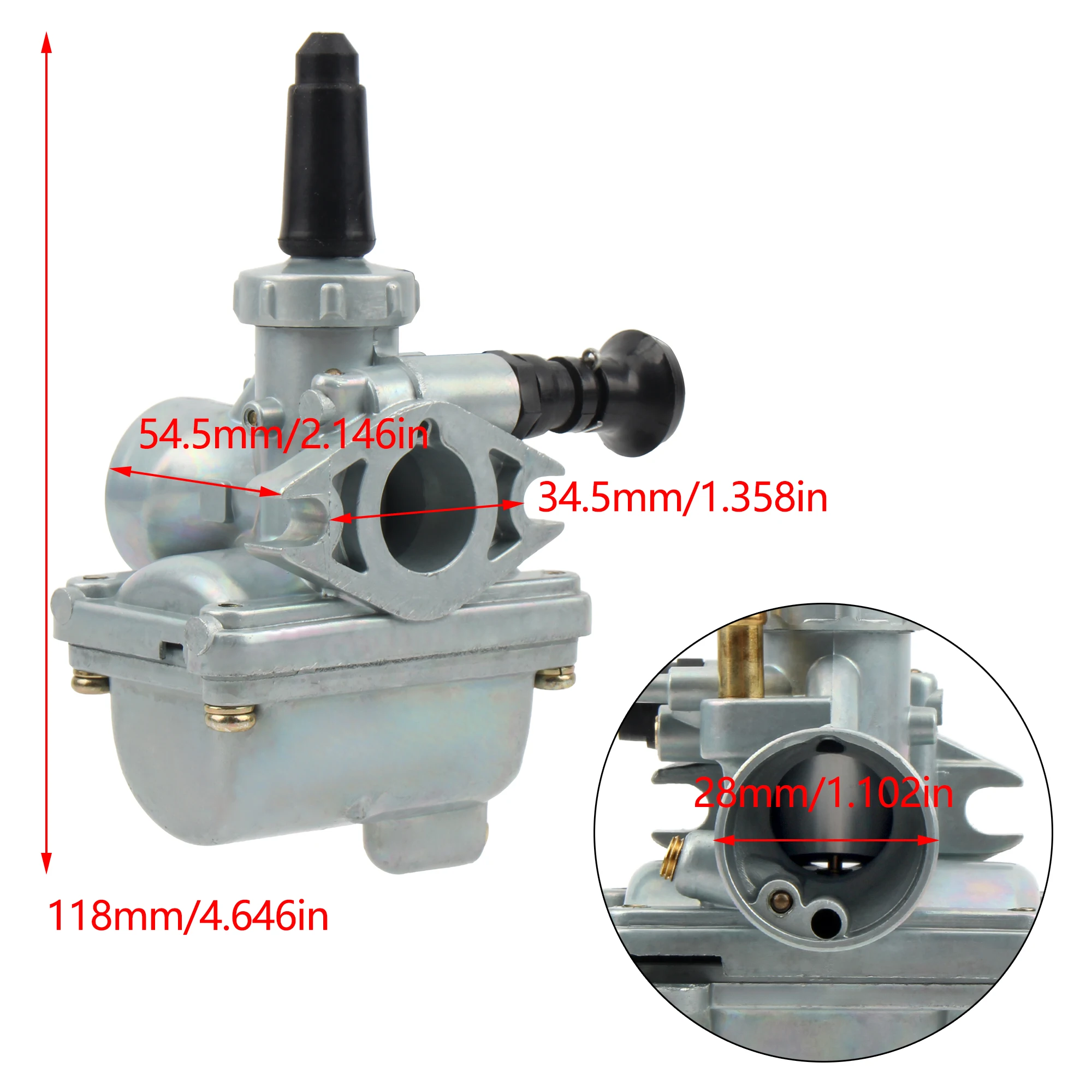 Motorcycle Motocross VM16 Carburetor For Mikuni VM16-353 For Honda MT MB MTX MBX 50 For Yamaha DT50 MX R RD50 M MX 50cc