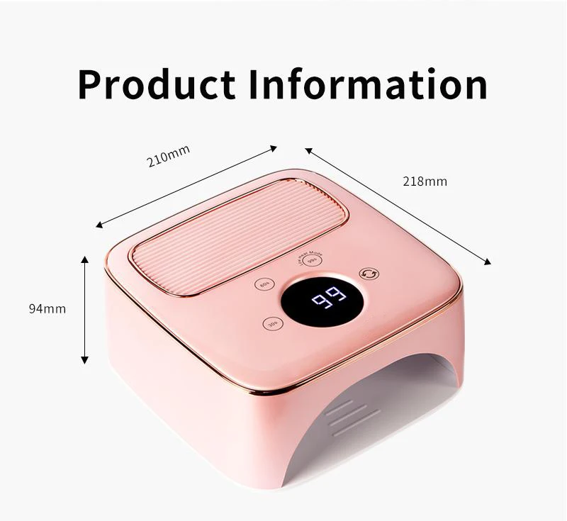 New Rechargeable 15600mAH Professional High-Power Led Nail Lamp 48W  Gel Nail Dryer Nail Polish Curling Lamp for Gel Nail Polish