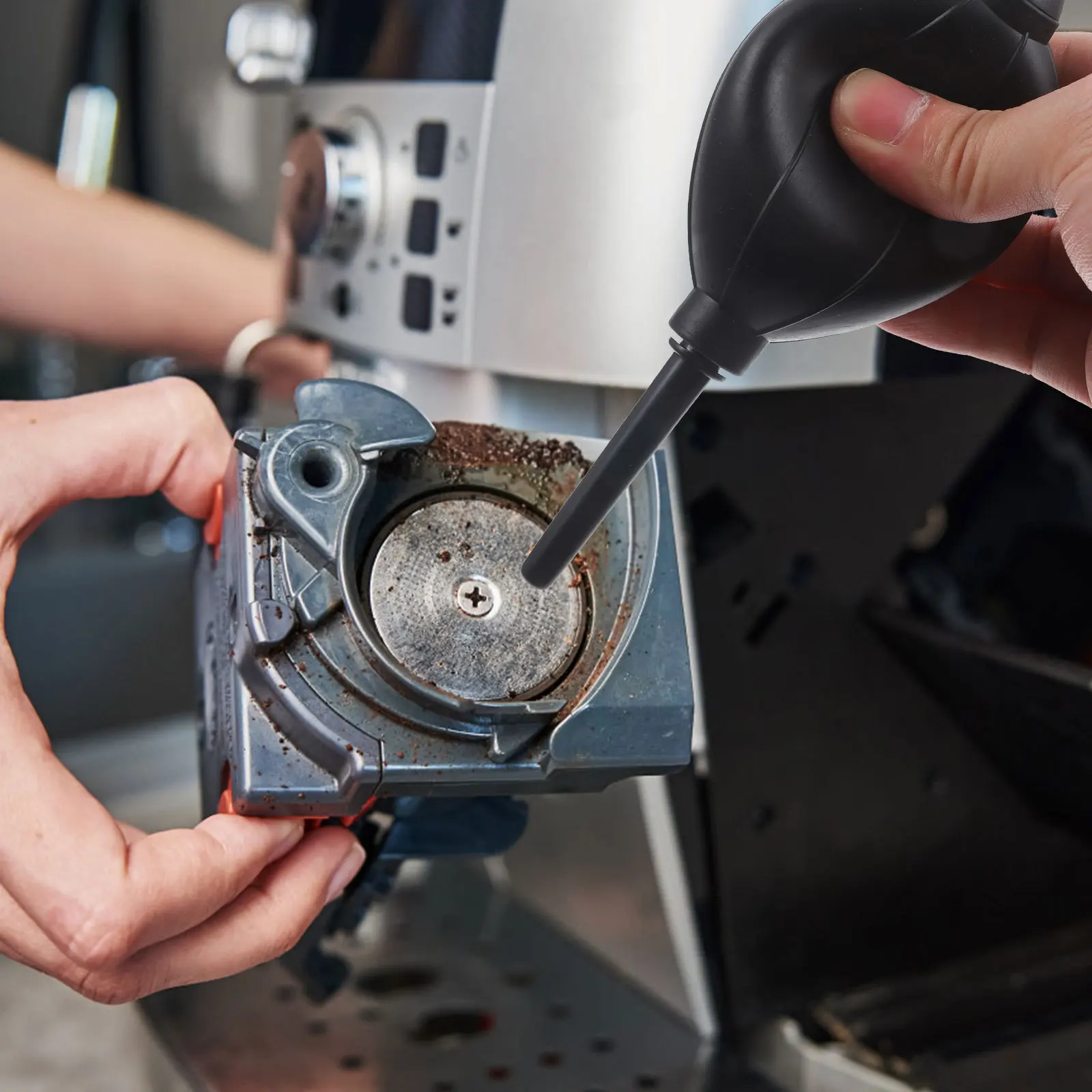 

Coffee Powder Air Blower Cleaning Tool For Espresso Machine Portable Tpe Pp Dust Remover Multi Functional Blower For