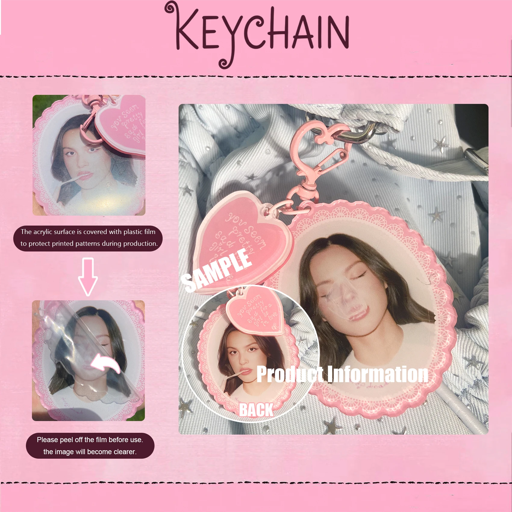 โอลิเวีย โรดริโก นักร้องเพลงป๊ - Anime Merchandise Keychains บทวิจารณ์และราคา