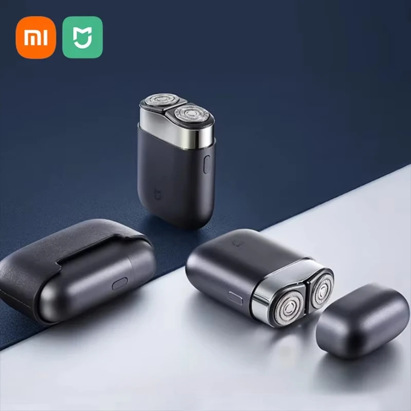 XIAOMI MIJIA S600 Electric Shaver Mini Portable Razor IPX7 Washable Type-C Dry Wet Beard Machine Trimmer Brushless Motor