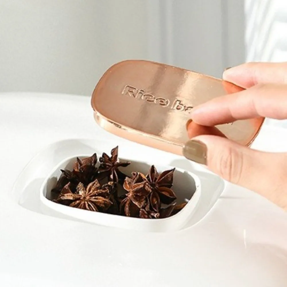 

Moisture-proof Transparent Sealed Rice Tank Thickened Large Capacity Cereal Storage Container Press Type Dry Food Storage Box
