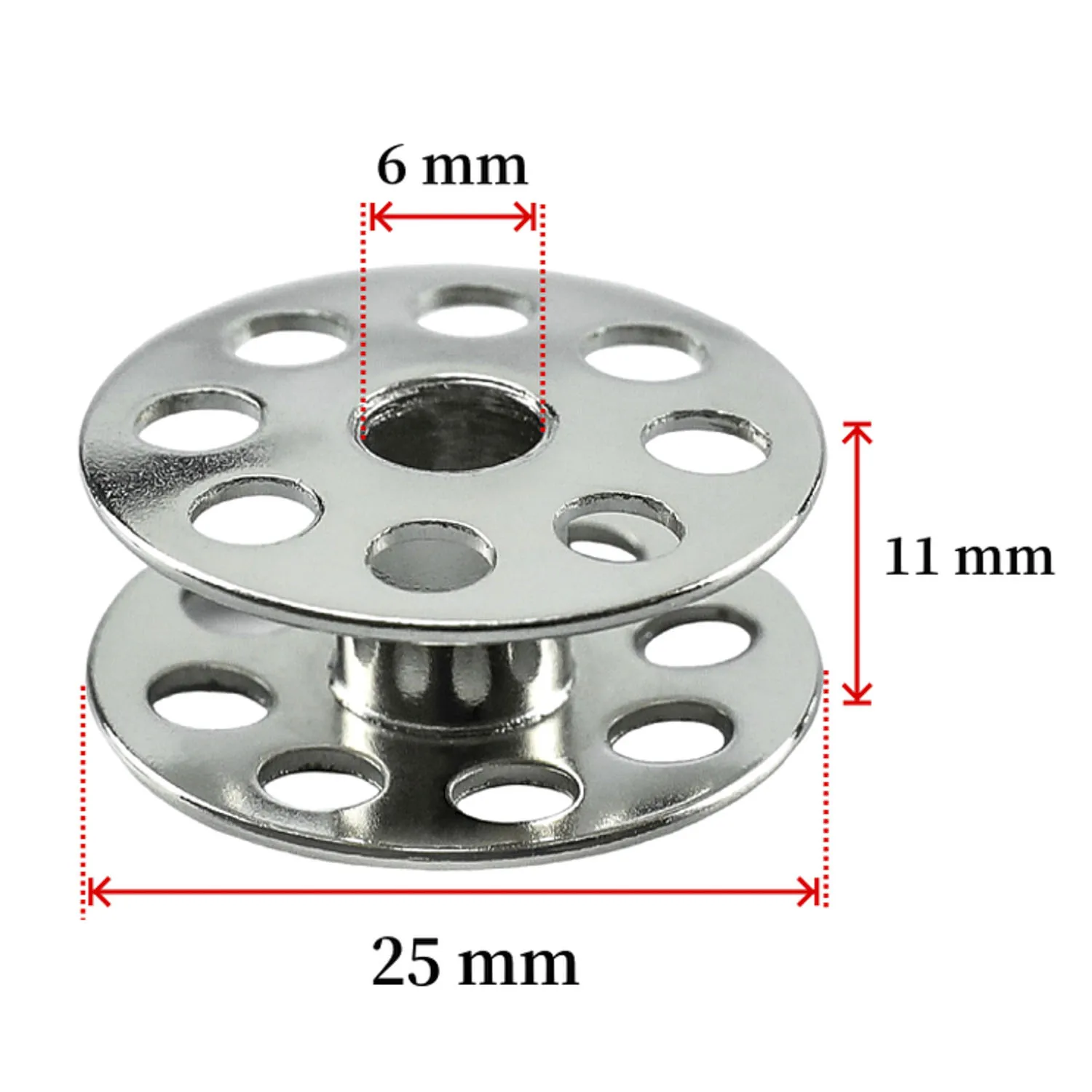 10 PCS 18034 Large M Type Steel Bobbin Fit Walking Foot Top and Bottom Feed Sewing Machine Typical 0302 0303 Consew 205RB 206RB