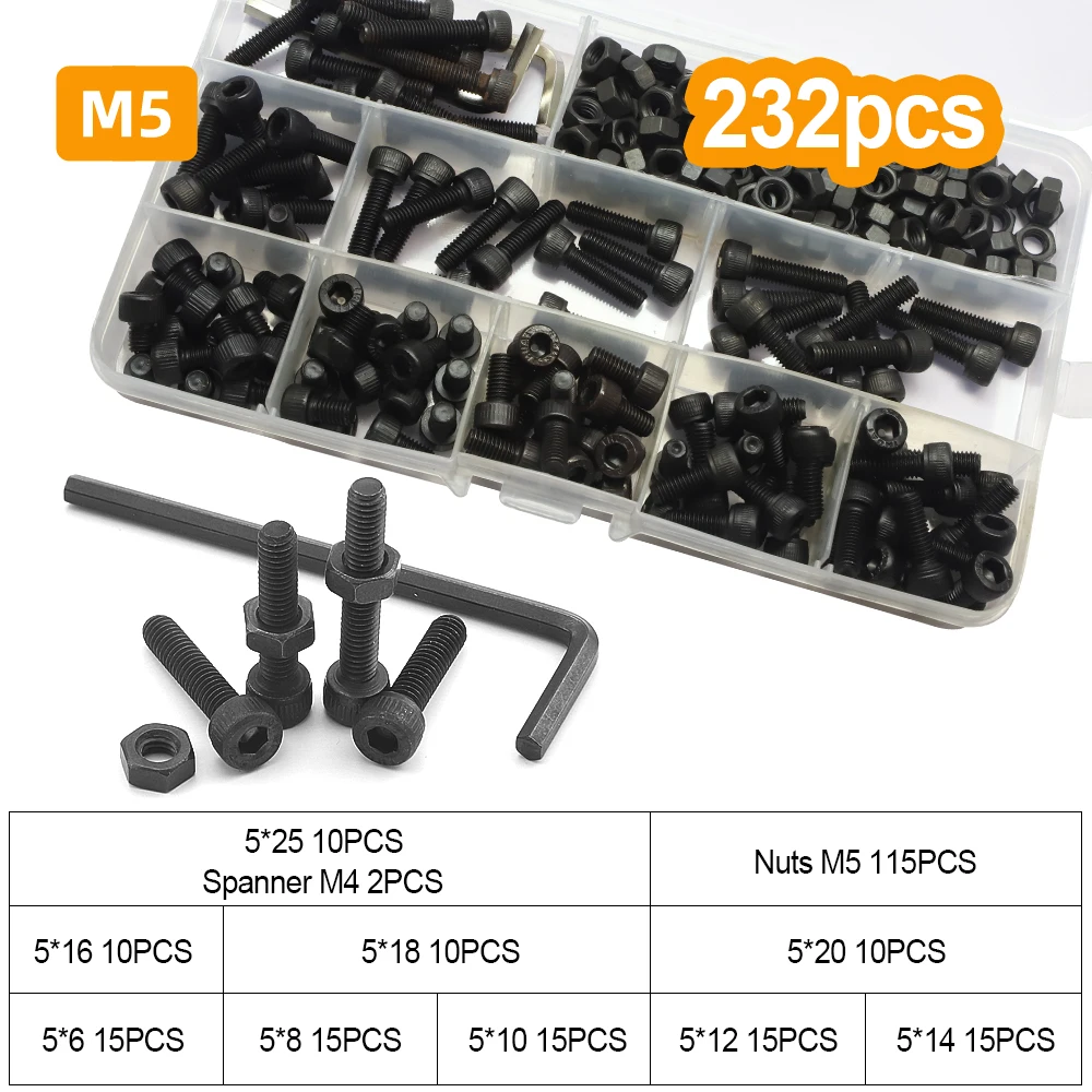 M5 232pcs