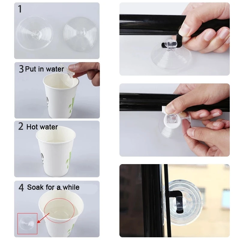 Universal Roller Blinds Suction Cup Sunshade Blackout Curtain Car Bedroom Kitchen Office Window Sun-shading Curtains Nail-free