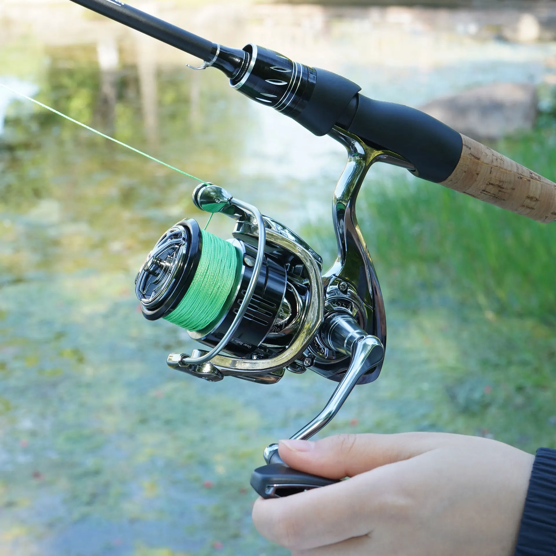 

1000S 2000S 2500S 3000S Спиннинговая катушка 5,5:1 Передаточное число 7+1BB Рыболовная катушка с ЧПУ Металлическая коромысло Кастинг Рыболовные снасти