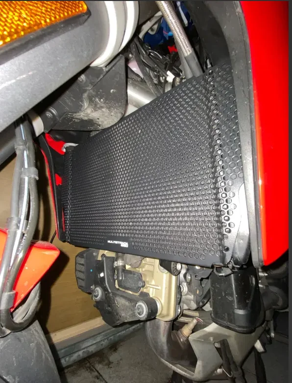

Motorcycle Accessories Radiator Grille Protector Protection For Ducati Multistrada 1200 S Touring Oil Cooler 2010 2011 2012-2014