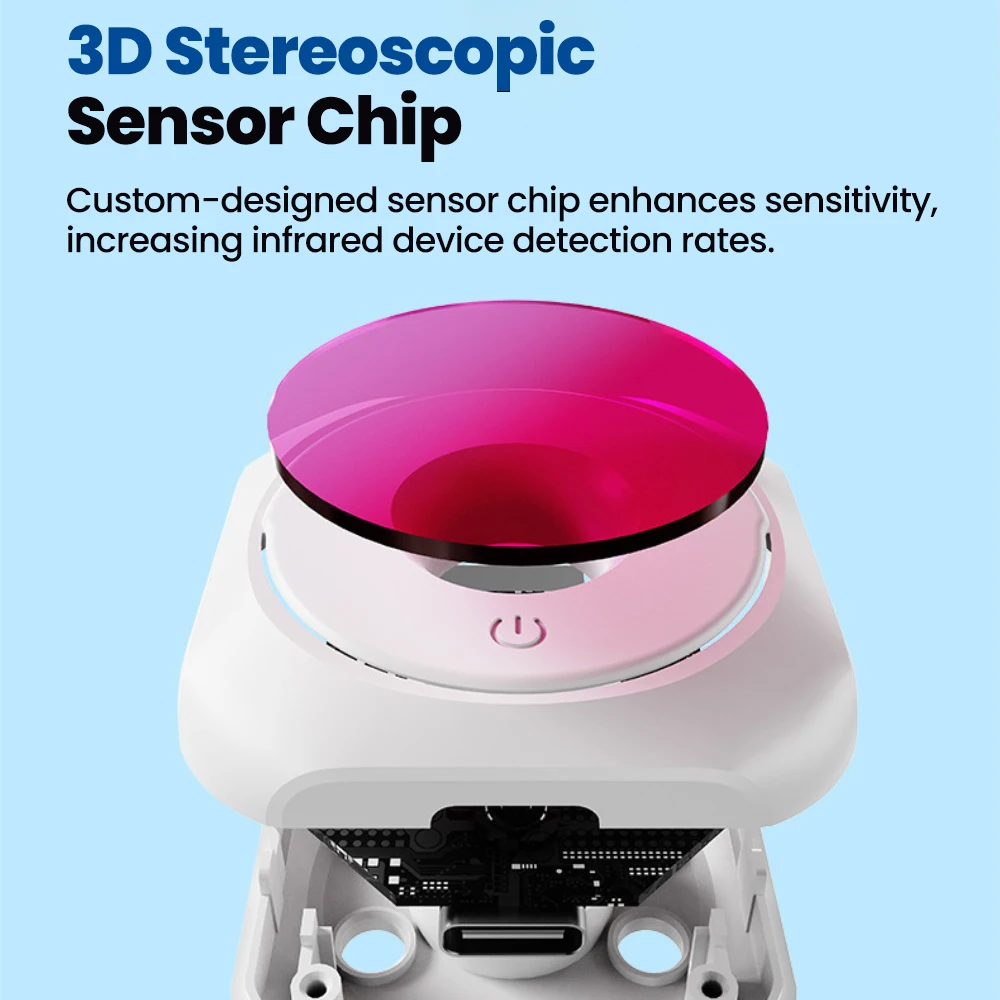 Anti-spy Camera Detector Portable Hidden Lens Camera Detect Finder For Hotel Anti-Peeping Security Protection Candid Detector