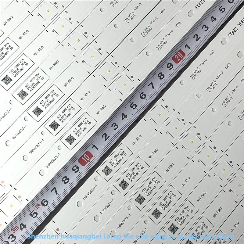 Imagem -02 - Tira de Retroiluminação Led para Panasonic 3led Tx55ex600e Tx-55ex580b Tx-55ex613e Tx-55fx623e Tnp4g6231 1803 E179240