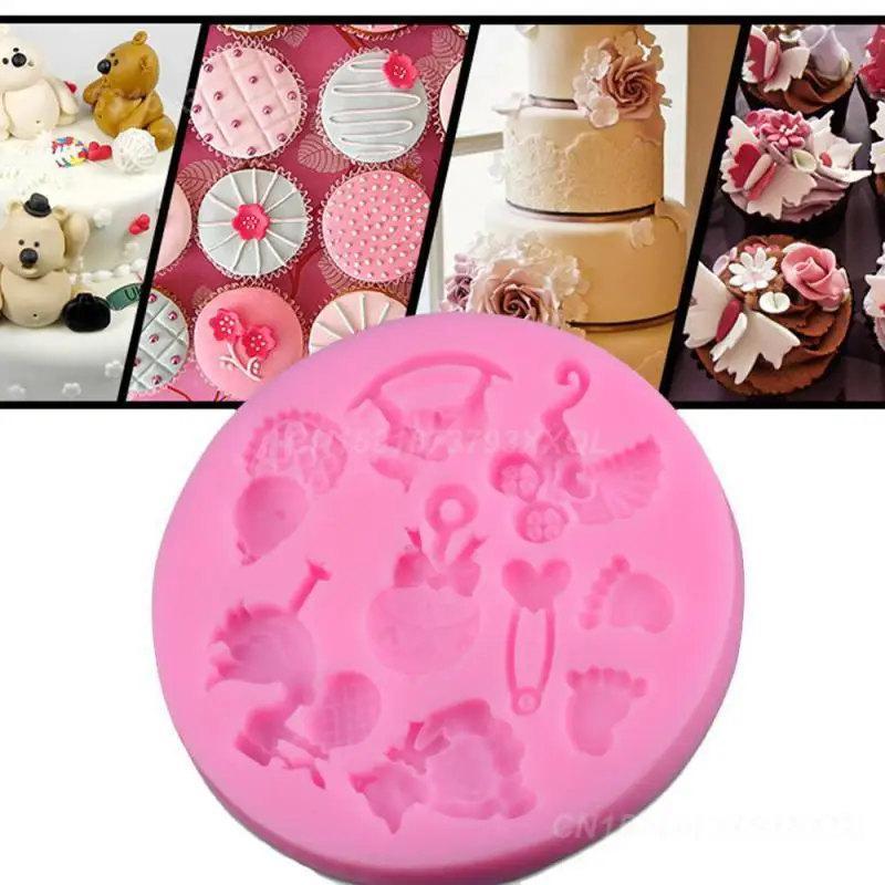 1/3/5PCS Fondant Silicone Mold Creative Unique Floral Cake Decoration Sculpey T0125 Cake Decorating Innovative