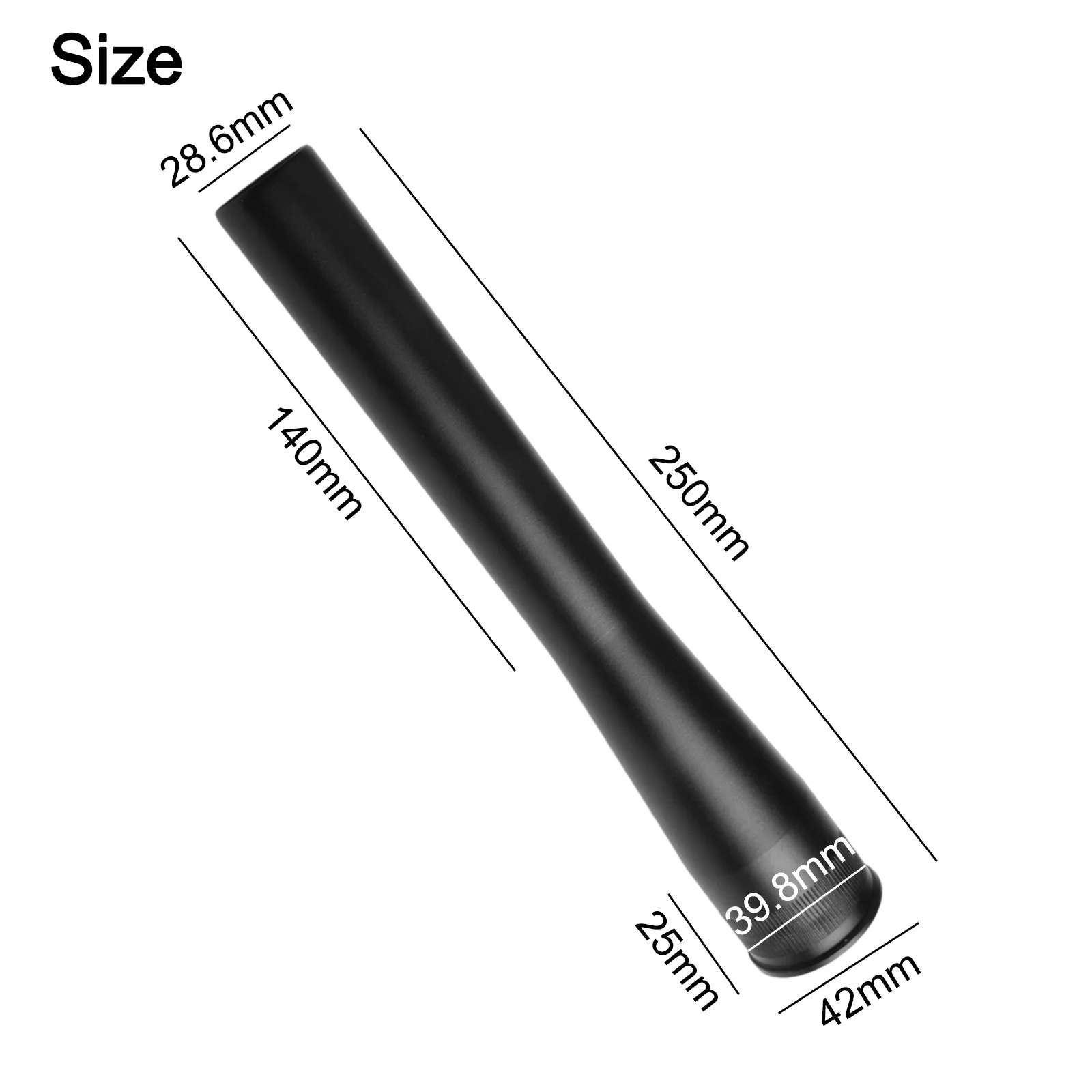 

Передняя вилка велосипеда, головная трубка MTB, конусная рулевая трубка для горного велосипеда, 28,6x39,8x250 мм, передняя вилка под давлением масла для велосипеда, коническая подставка