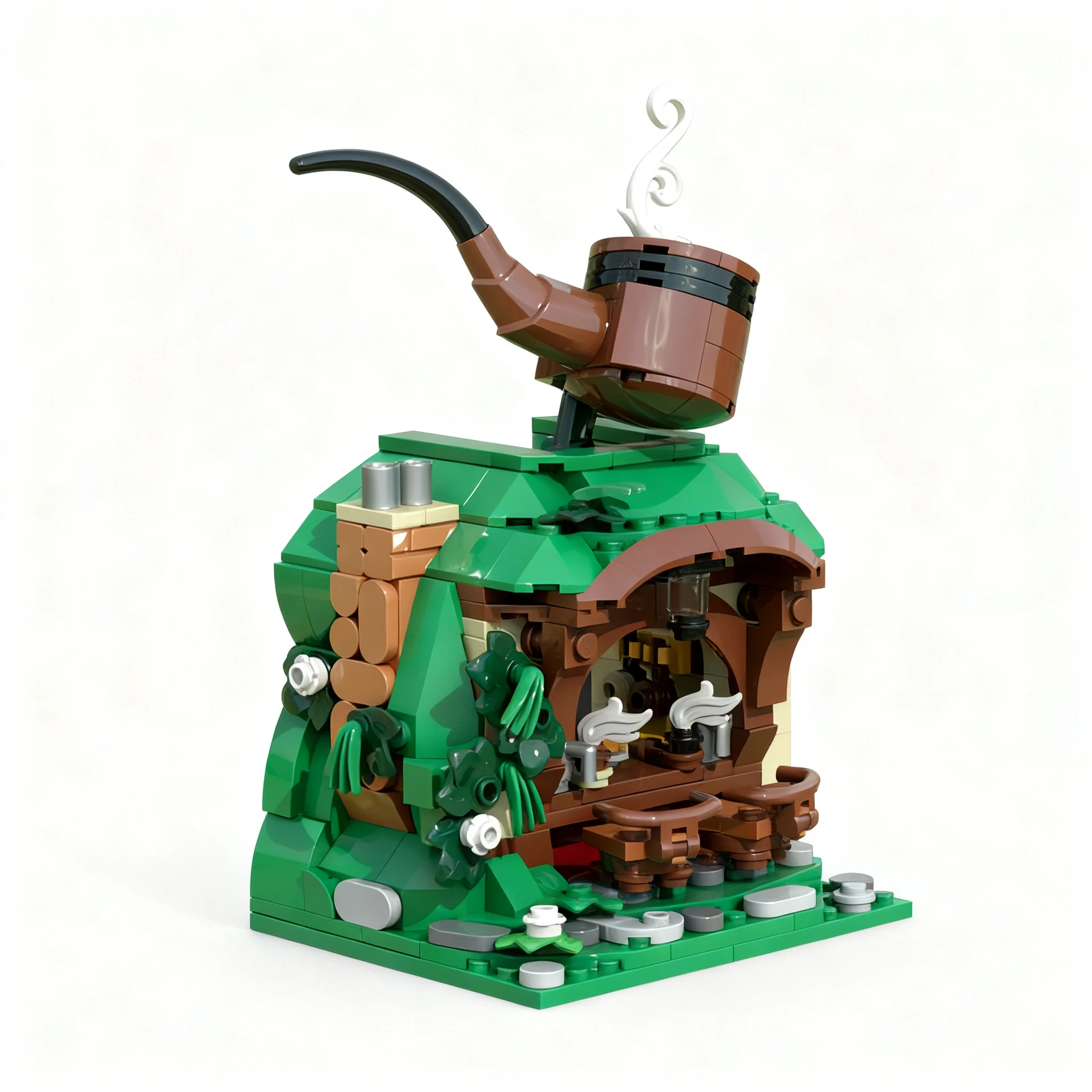 332pcs MOC Restaurants The World The Shire Hobbit Lord Rings Model Building Blocks Construction Idea Brick Christmas Gifts Toy - view 3