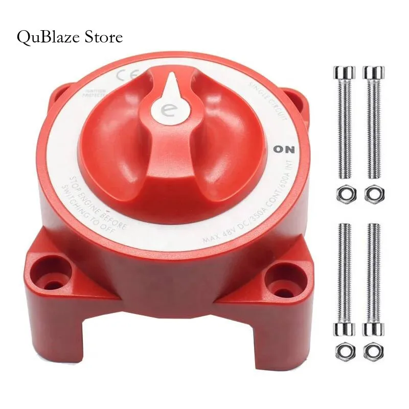 

2 Position 32V 350 Amp E-Series Waterproof Ignition Protected Marine Boat Dual Battery Isolator Switches