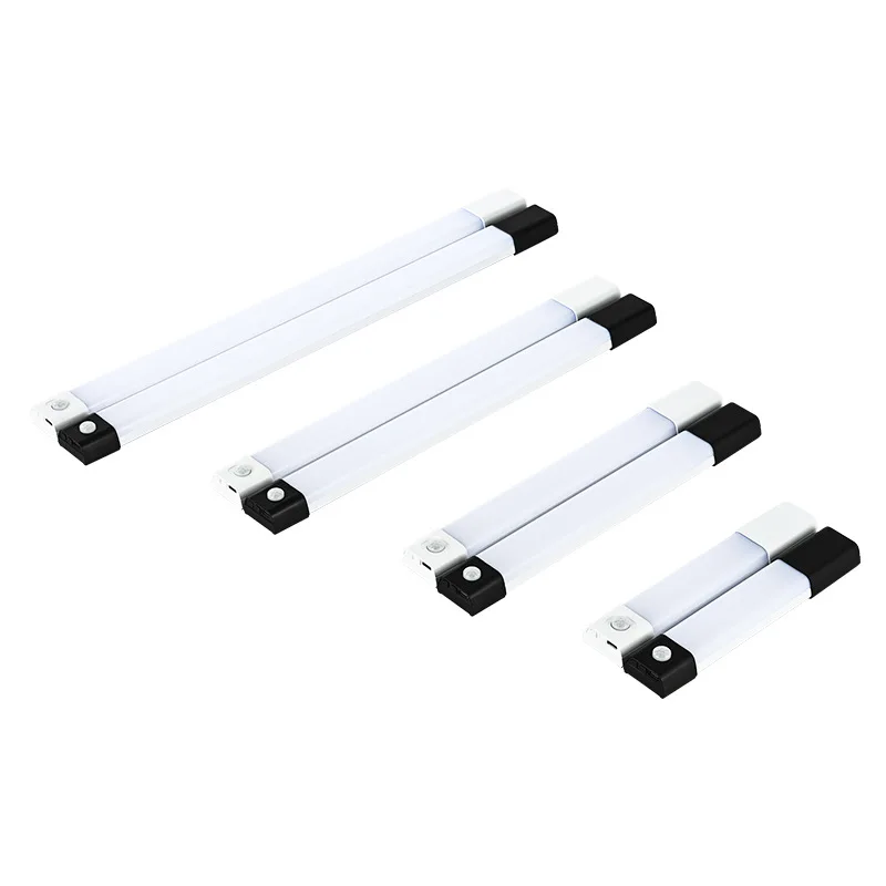 Intelligent Human Body Induction LED Light Strip Rechargeable Wireless Magnetic Self-Adhesive Cabinet Wardrobe Strip Light Strip