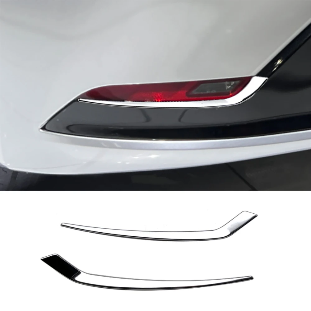 

For 2023 2024 Toyota Prius Front Rear Bumper Fog Light Lamp Trim Garnish Chrome Embellisher Body Moulding
