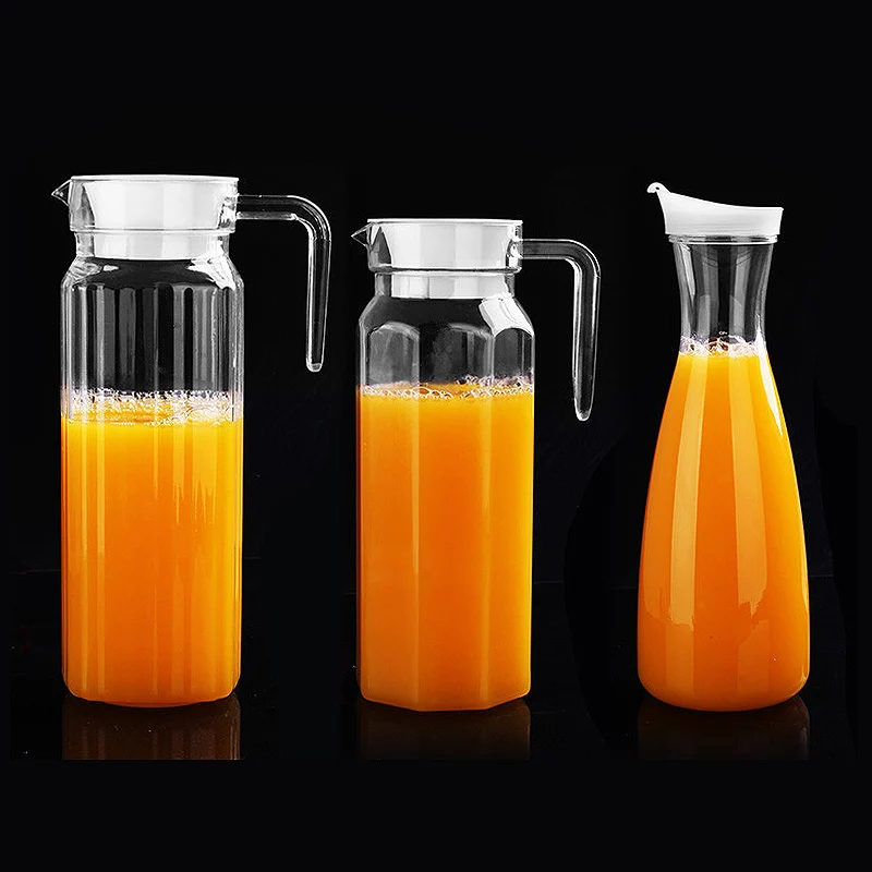 Cold Water Pot Cold Water Pot Household Plastic PC Acrylic Heat-resistant Transparent Restaurant Bar Beverage Juice Pot Bottle
