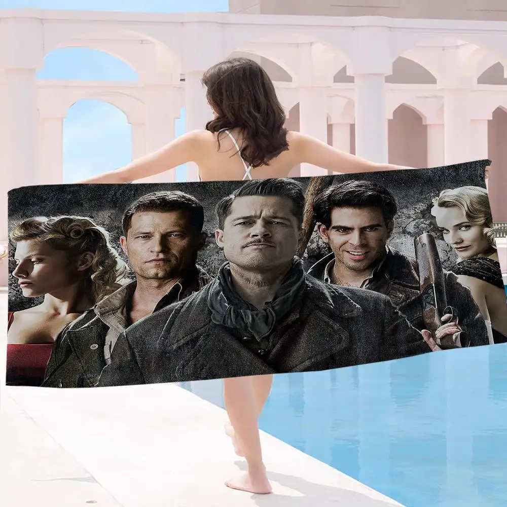 Classic Movie I-Inglourious B-Basterds Microfiber Beach Towel Absorbent Quick dry Soft Swimming Resort Mountain Climbing Towel
