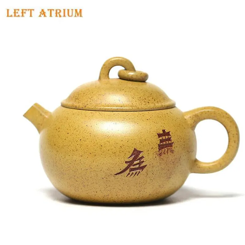 

200 мл знаменитые фиолетовые глиняные чайники Исин, чайник ручной работы, сырая руда, старая секция, чайник для красоты грязи, чайный сервиз Zisha, посуда