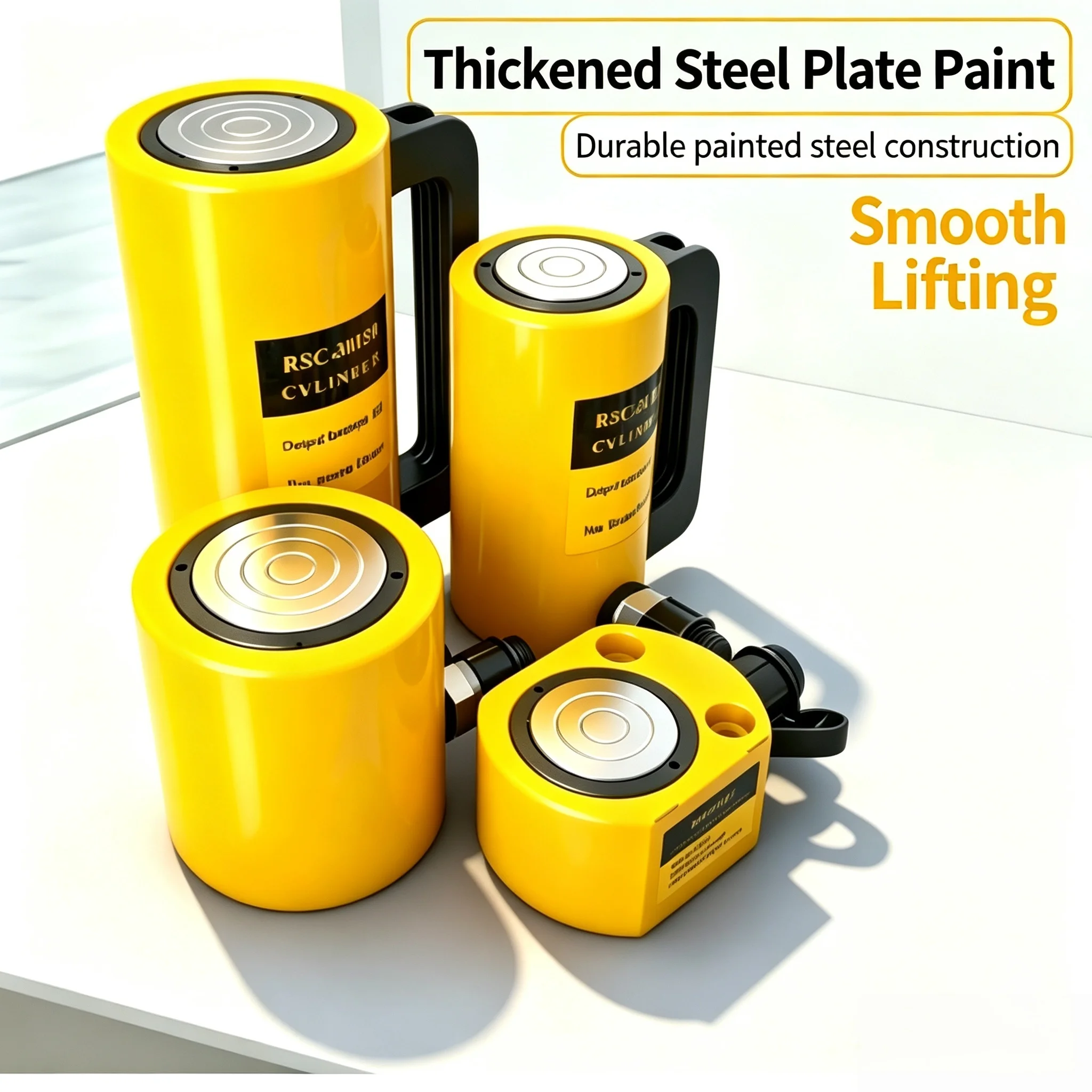 10‑50T Portable Split Hydraulic Jack Single Acting Separated Cylinder Ultra‑thin Short Long Micro Oil Cylinder for Maintenance