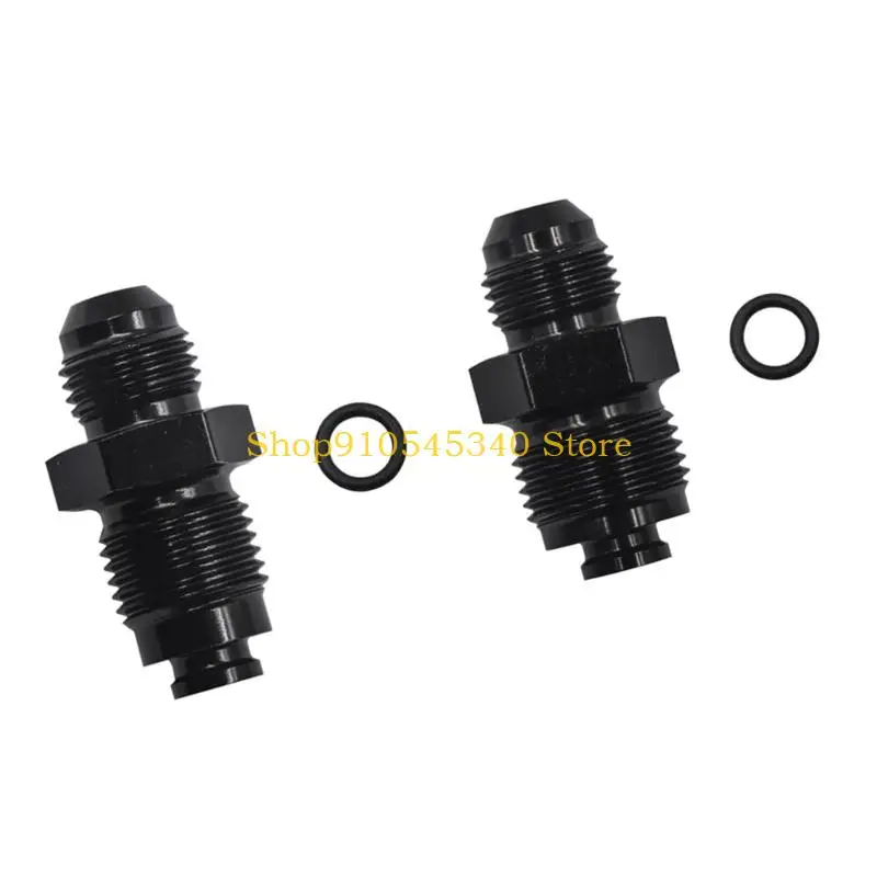 U2JA Heavy Duty and M18x1.5 Adapter Pair Crafted From Corrosion Resistant Aluminum Alloy for Motorcycle Car Air Conditioning