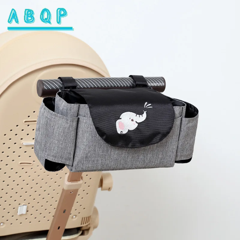 

New Style Stroller Hanging Bag Large Capacity Stroller Hanging Bag High Quality Lightweight Outing Stroller Diaper Storage Bag