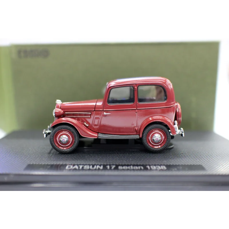 Moulé sous pression Ebbro 1/43 échelle Datsun 17 berline 1938 modèle de voiture en alliage jouet à collectionner cadeau Souvenir affichage ornement
