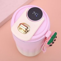 Trendy Intelligent Thermal Cup Temperature Display 450ml Insulated Cup 316 Stainless Steel Portable Coffee Cup for Travel