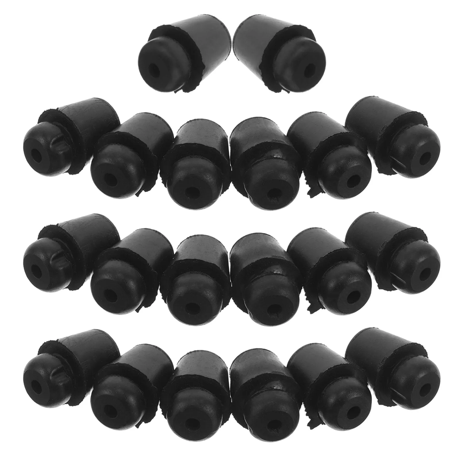 

20Pcs Universal Rubber Shock Absorber Buffer Pads Car Door Bumper Anti-Collision Protector Hood Trunk Cushion Noise Reducing