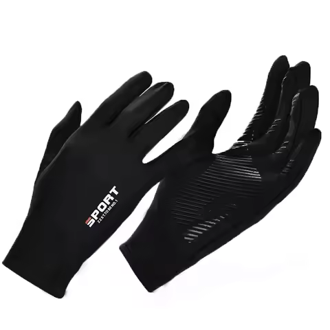 Summer Ice Silk Touchscreen Anti slip Gloves Outdoor Fishing Waterproof Sunscreen Gloves Bicycle Gloves